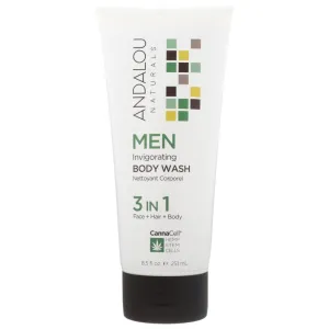 ANDALOU NATURALS: Wash Body Men Invigoratng, 8.5 fo (Pack of 4)