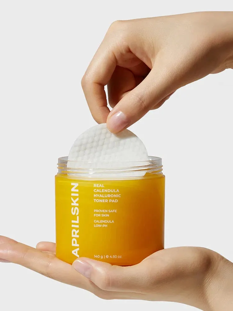 APRILSKIN Calendula PHA Hyaluronic Toner Pads