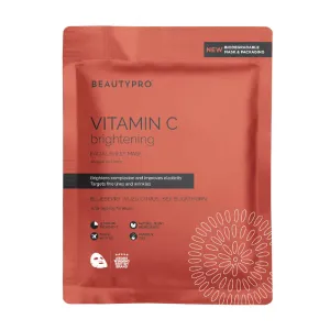 BeautyPro Brightening Collagen Sheet Mask with Vitamin C