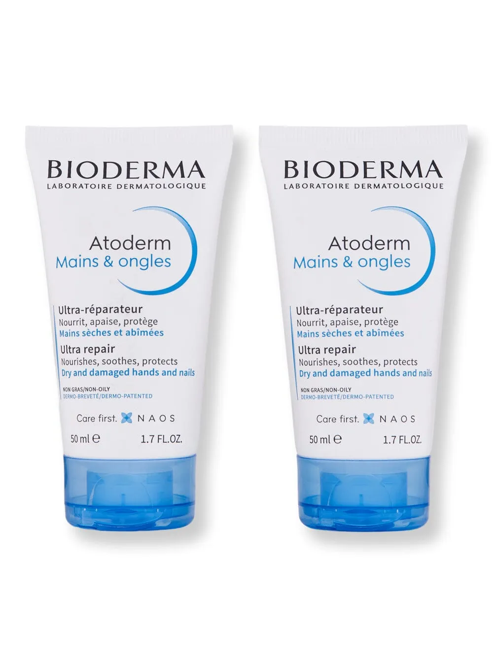 Bioderma Atoderm Hand & Nail Cream 2 Ct 1.7 fl oz