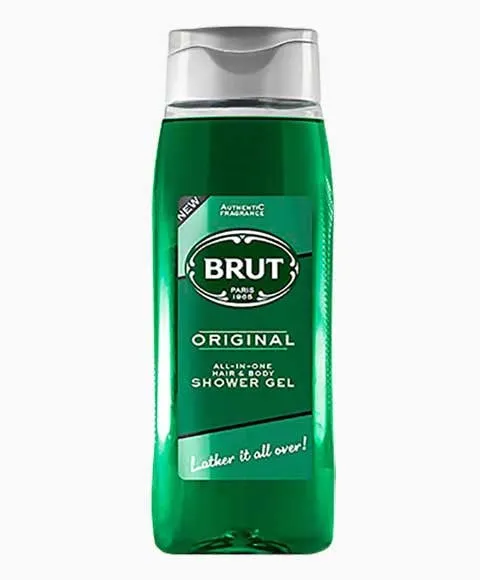 Brut Original All In One Hair And Body Shower Gel 500ml