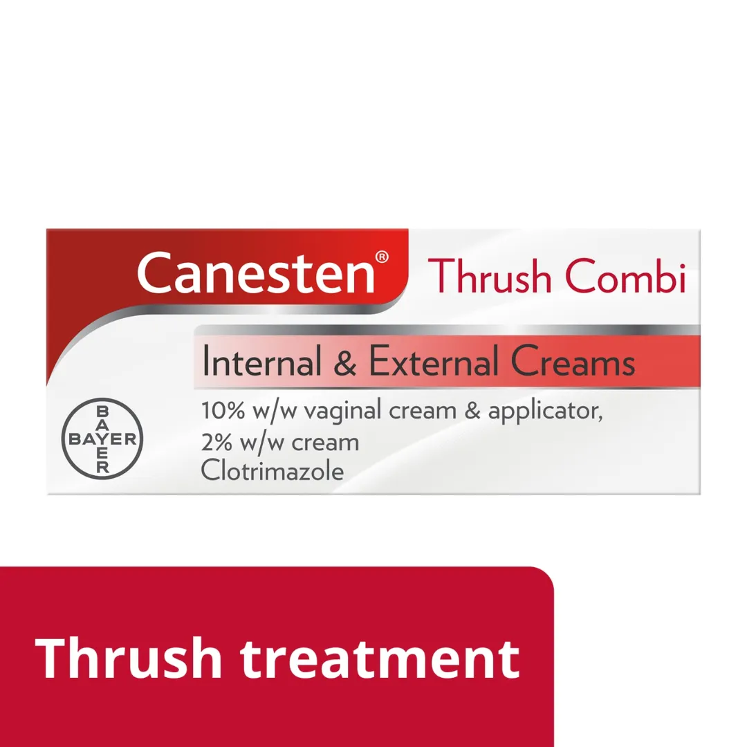 Canesten Thrush Combi Internal & External Creams 10%w/w vaginal cream and 2%w/w cream