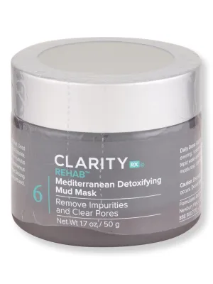 ClarityRx Rehab Mediterranean Detoxifying Mud Mask 1.7 oz