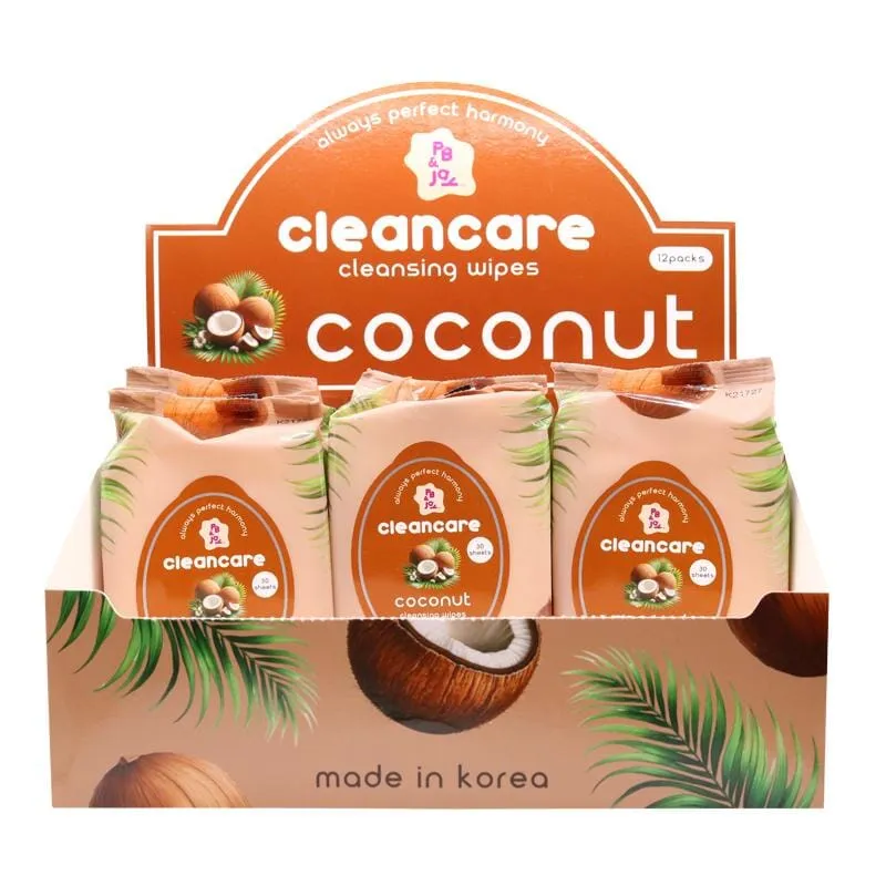 Cleancare Cleansing Wipes Coconut (12 units)