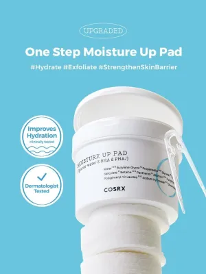 COSRX One Step Moisture Up Pad 140ml 70 sheets