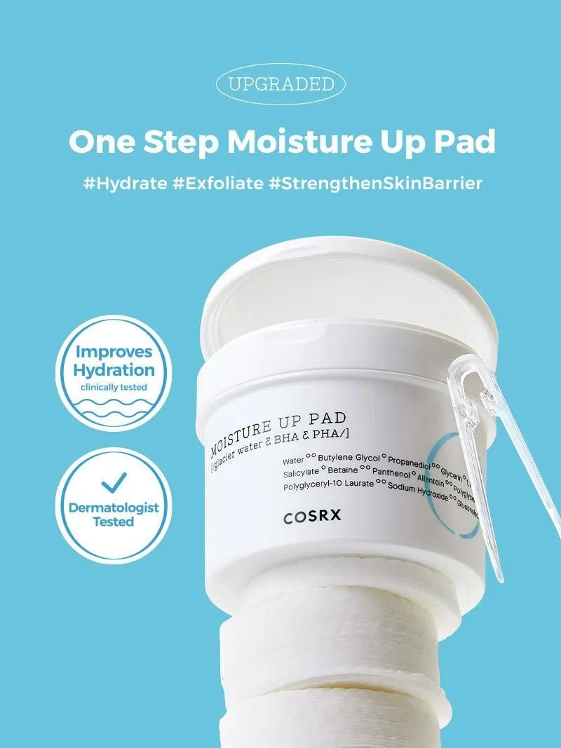 COSRX One Step Moisture Up Pad 140ml 70 sheets