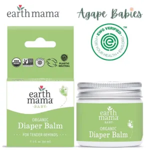 Earth Mama Organic Baby Diaper Balm 2oz Exp: 08/27