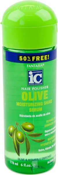 IC Fantasia Olive Hair Polisher  Moisturizer Shine Serum 6 oz