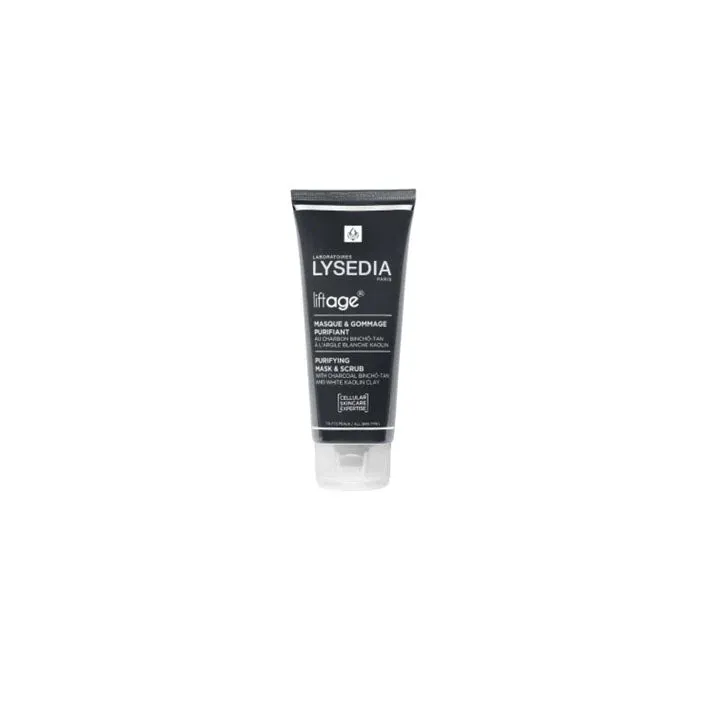 Lysedia Purifying & Scrub Mask & Scrub with Charcoal Clay 100 ml