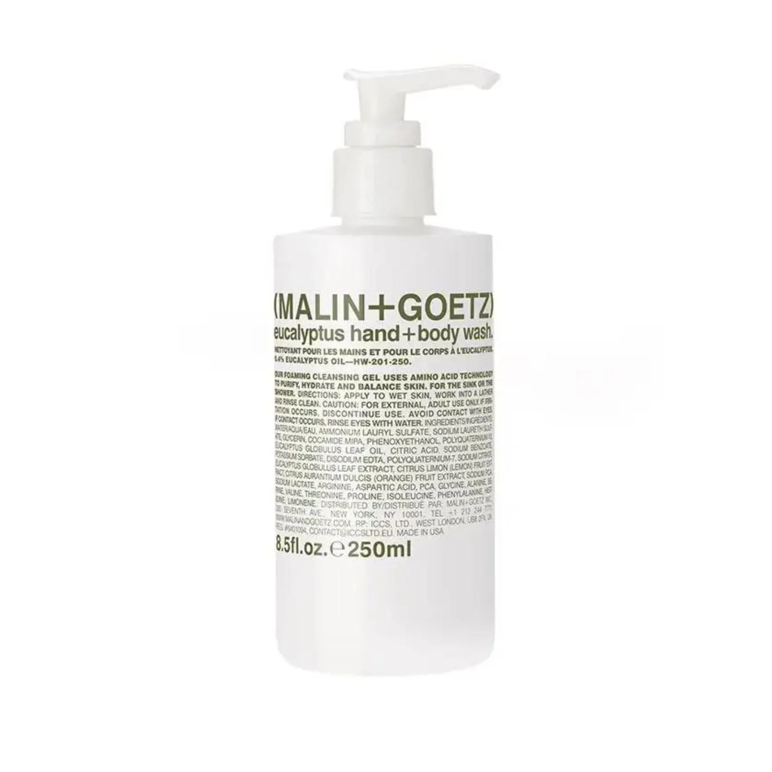 (Malin Goetz) Eucalyptus Hand   Body Wash (Size Options)