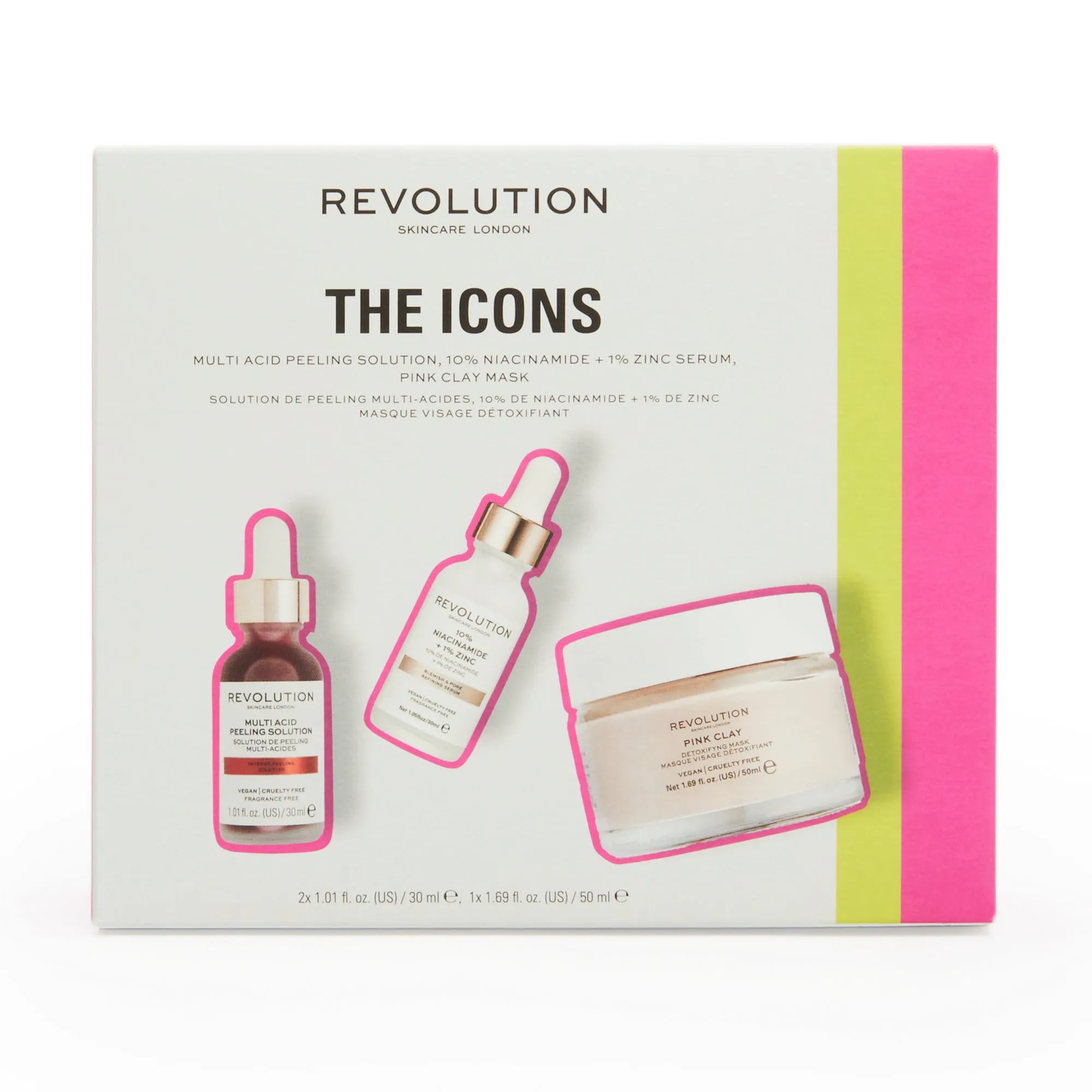 Revolution Skincare The Icons Collection 3 Piece