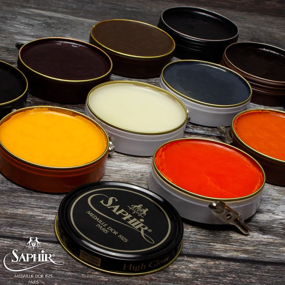 SAPHIR MEDAILLE D'OR PATE DE LUXE WAX POLISH - MAHOGANY - 50ml