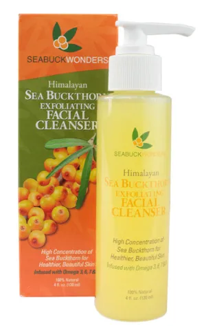 SEABUCKWONDERS - Sea Buckthorn Exfoliating Facial Cleanser - 4 fl. oz. (120ml)