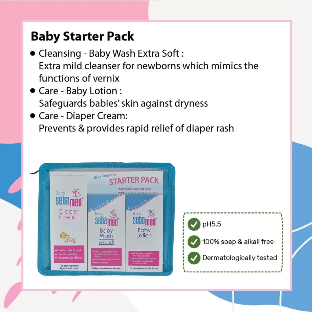 Sebamed Baby Starter Kit (3pcs)