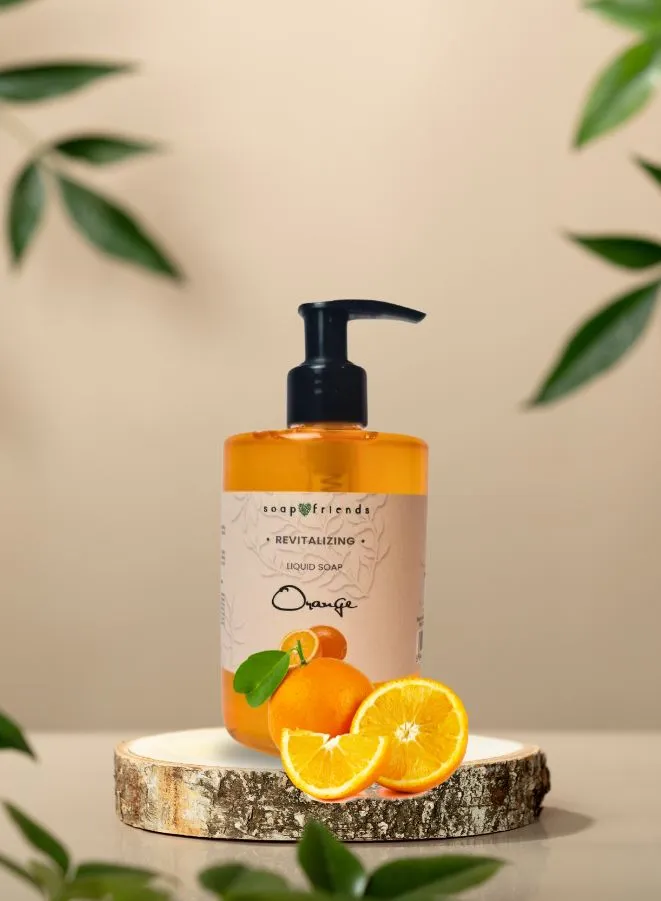 Soap&Friends Orange Liquid Soap Zesty Citrus Cleanliness, 300 ml