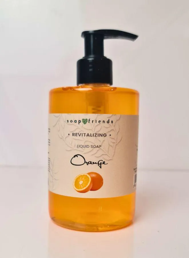 Soap&Friends Orange Liquid Soap Zesty Citrus Cleanliness, 300 ml