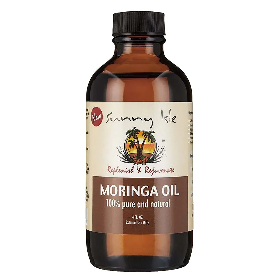 Sunny Isle 100% Pure and Natural Moringa Oil 4 oz