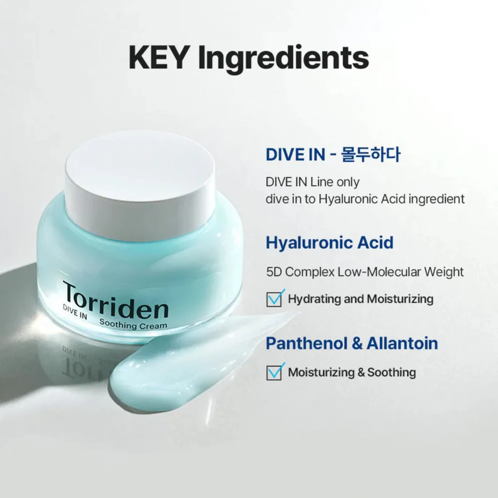 Torriden DIVE-IN Soothing Cream